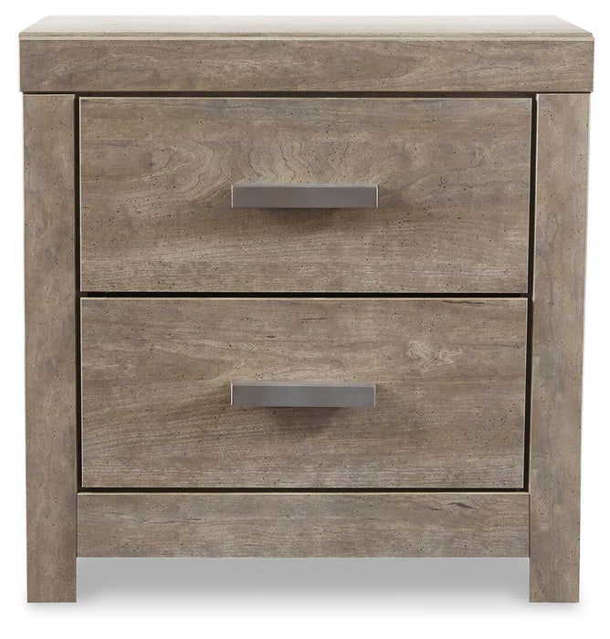 Culverbach King Panel Bed with Mirrored Dresser, Chest and Nightstand