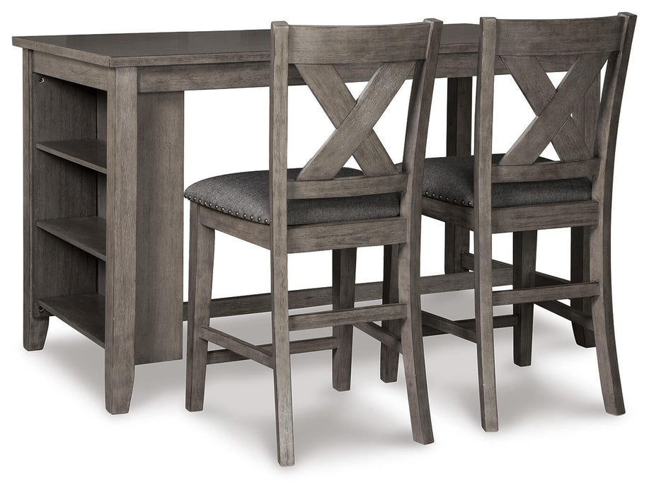 Ashley Express - Caitbrook Counter Height Dining Table and 2 Barstools