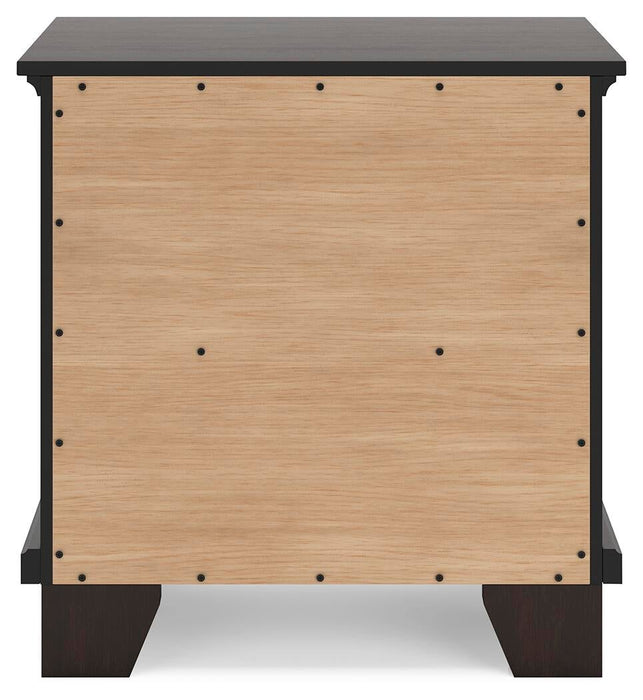 Covetown Queen Panel Bed, Dresser, Mirror, Chest and Nightstand