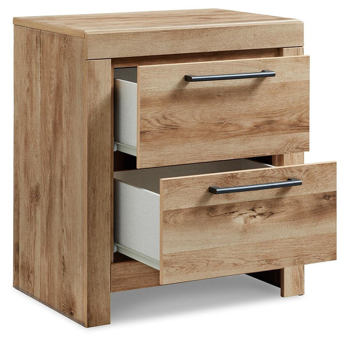 Hyanna Twin Panel Headboard, Dresser, Mirror, Chest and Nightstand