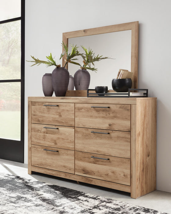 Hyanna Queen Panel Bed, Dresser, Mirror, Chest and Nightstand