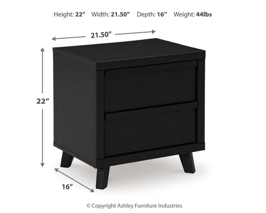 Danziar Queen Panel Bed, Dresser, Mirror, Chest and Nightstand