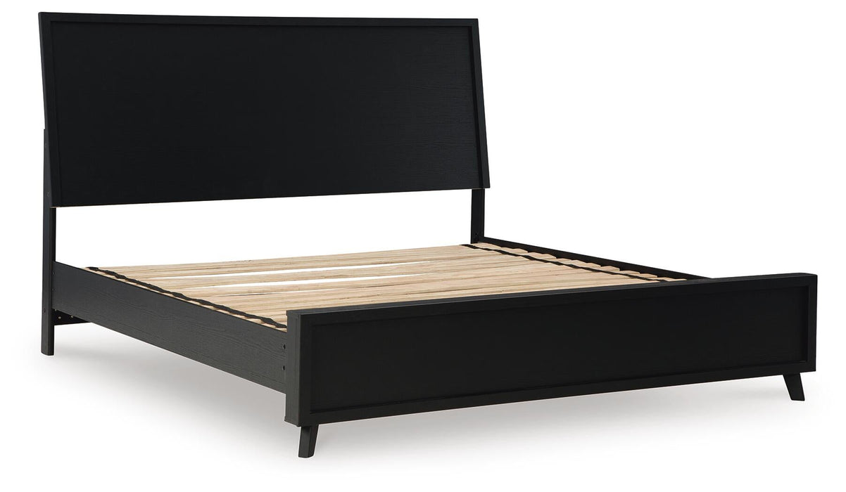 Danziar Queen Panel Bed, Dresser, Mirror and Nightstand