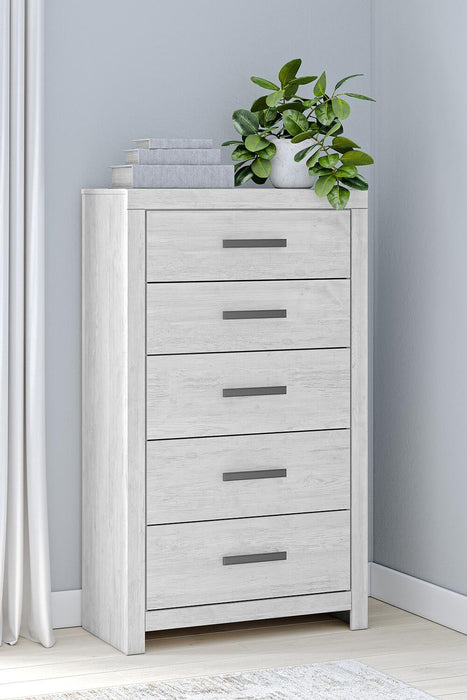 Cayboni Queen Panel Bed, Dresser, Mirror, Chest and Nightstand