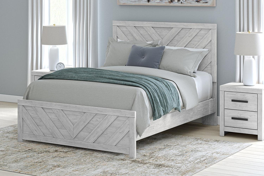 Cayboni Queen Panel Bed, Dresser, Mirror, Chest and Nightstand