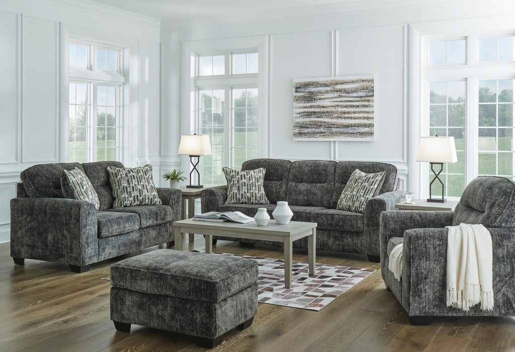 Lonoke Sofa, Loveseat, Chair and Ottoman