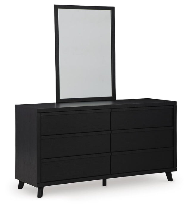 Danziar Queen Panel Headboard, Dresser, Mirror and Nightstand