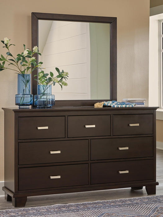 Covetown Full Panel Bed, Dresser, Mirror, Chest and Nightstand
