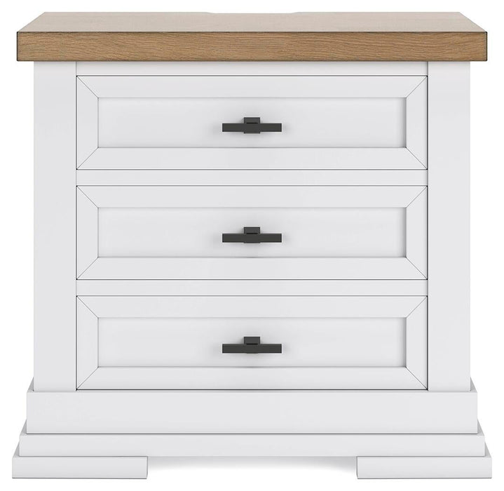 Ashbryn King Panel Storage Bed, Dresser, Mirror, Chest and Nightstand