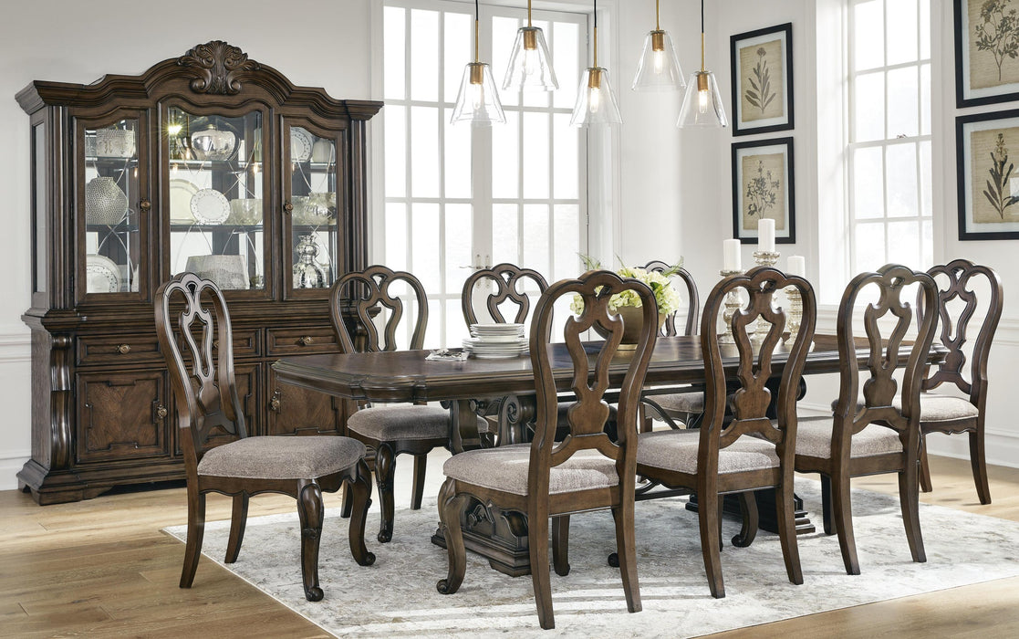 Maylee Dining Table and 8 Chairs
