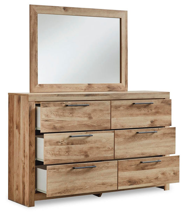 Hyanna Twin Panel Headboard, Dresser, Mirror and Nightstand