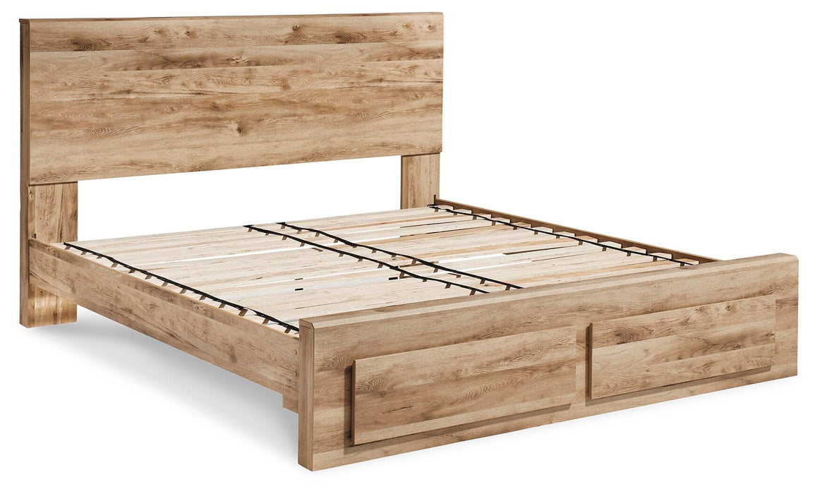 Hyanna King Panel Storage Bed, Dresser and Mirror