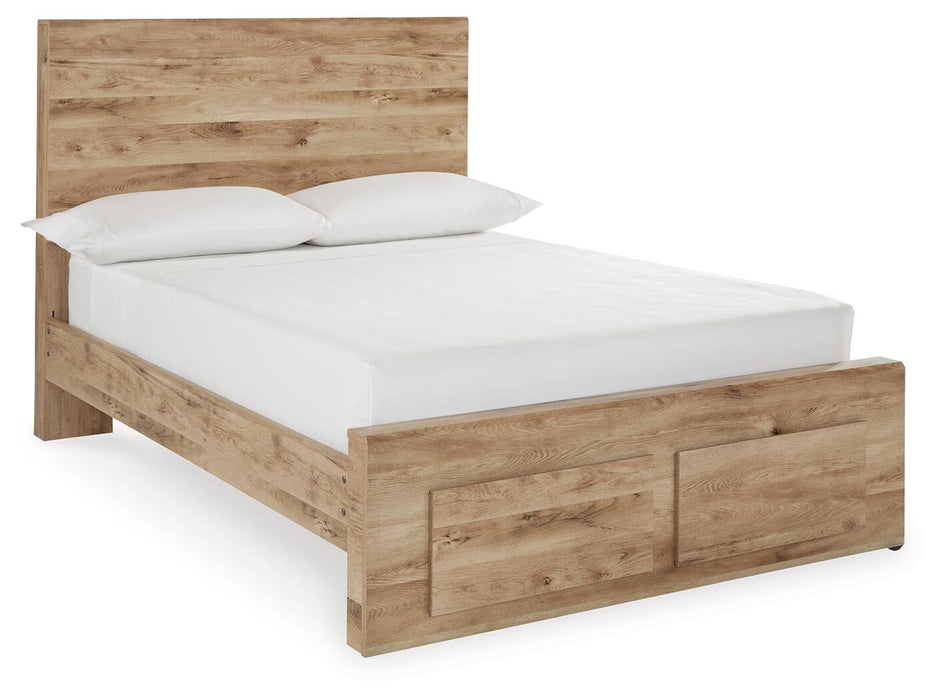 Hyanna Full Panel Storage Bed, Dresser, Mirror, Chest and Nightstand
