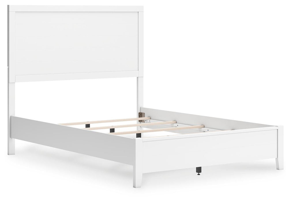 Binterglen Full Panel Bed with Mirrored Dresser and Nightstand