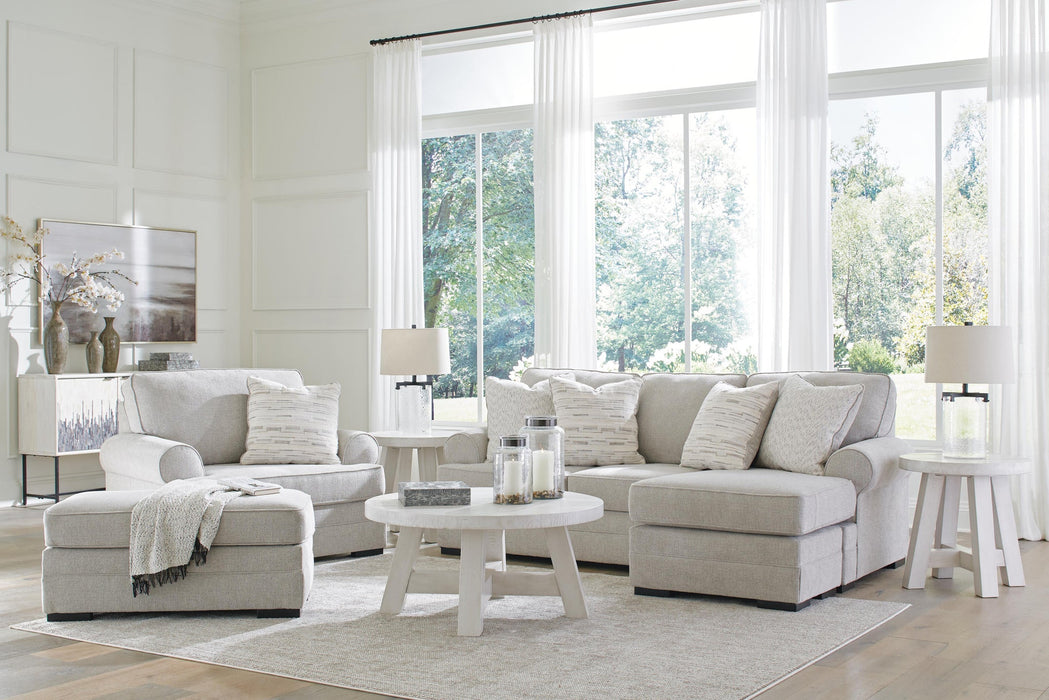 Eastonbridge Sofa Chaise, Chair, and Ottoman