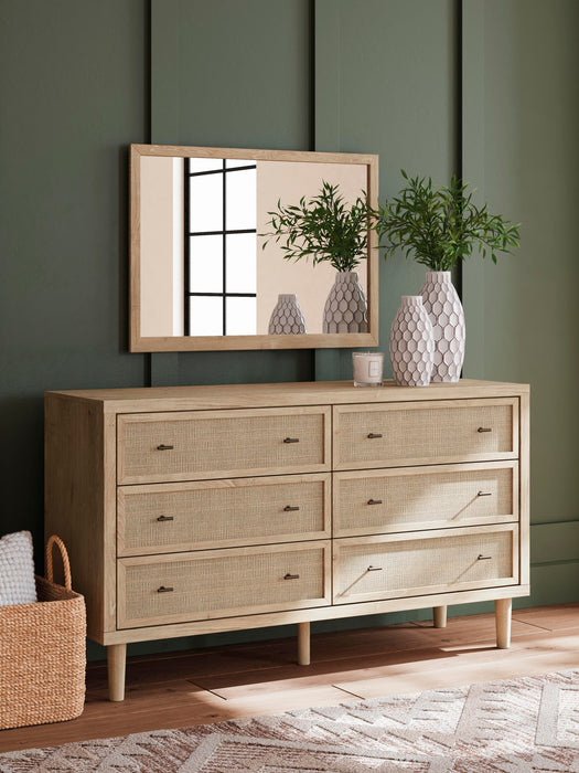 Cielden Queen Panel Headboard, Dresser, Mirror and Nightstand