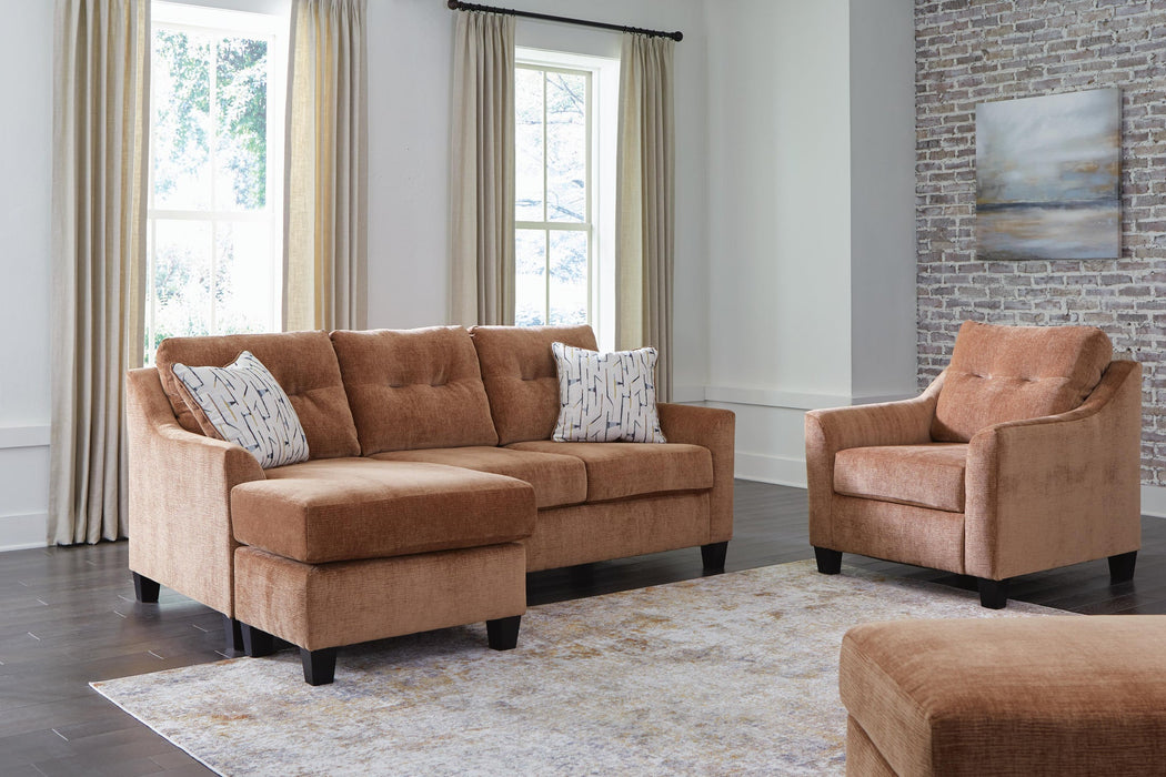 Amity Bay Sofa Chaise, Chair, and Ottoman