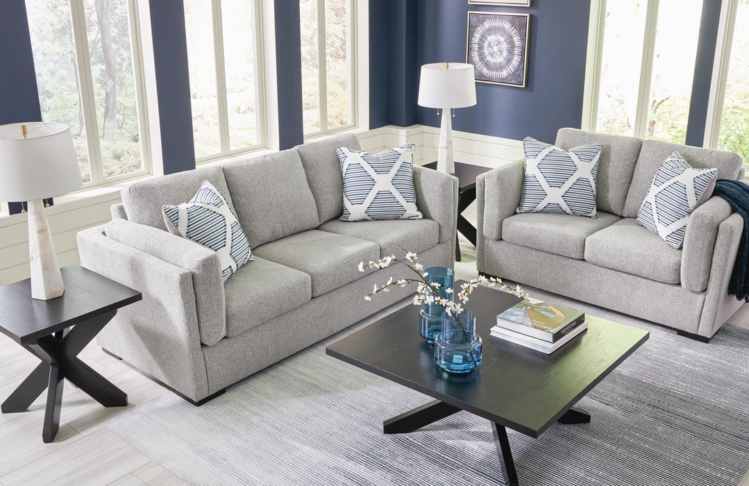 Evansley Sofa and Loveseat