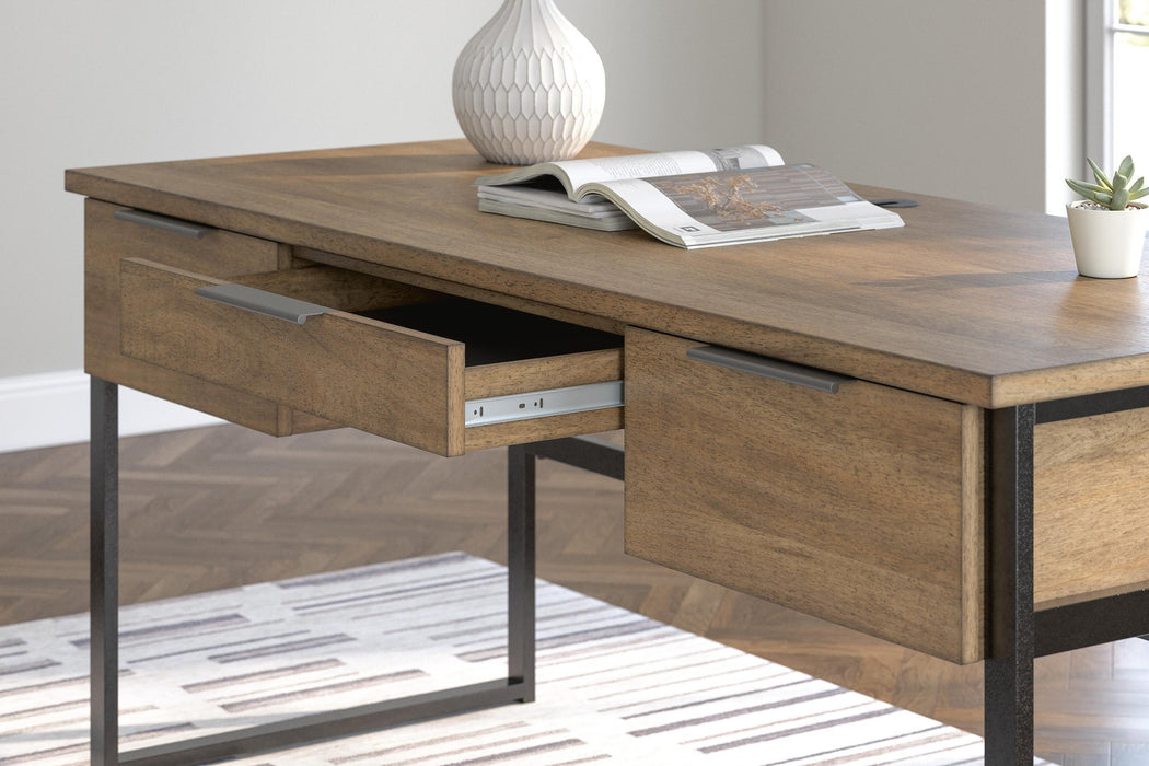 Montia Home Office Desk with Chair and Storage