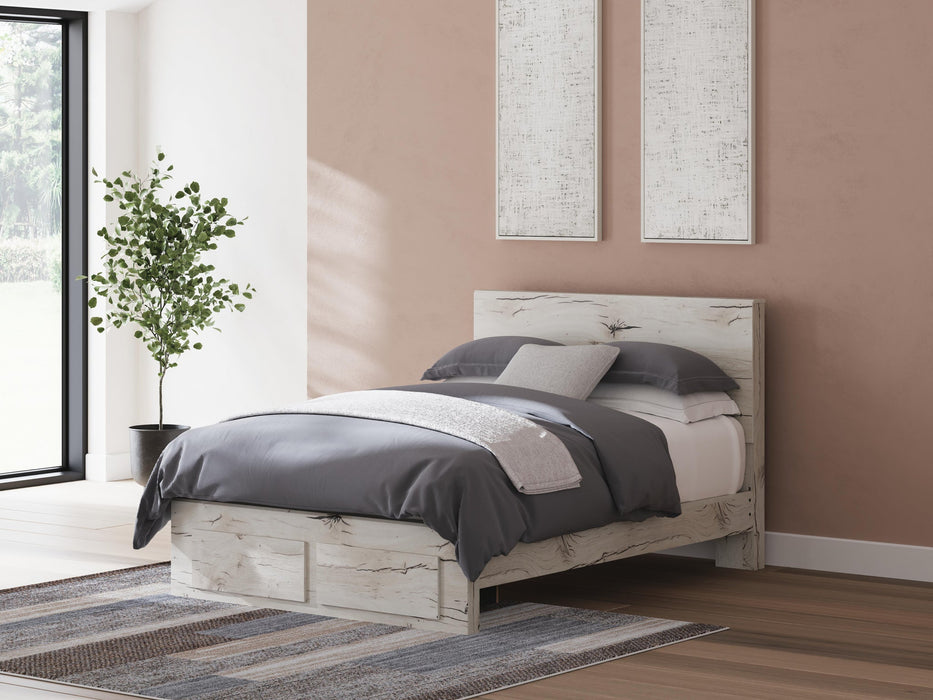Lawroy Queen Panel Storage Bed, Dresser, Mirror, Chest and Nightstand