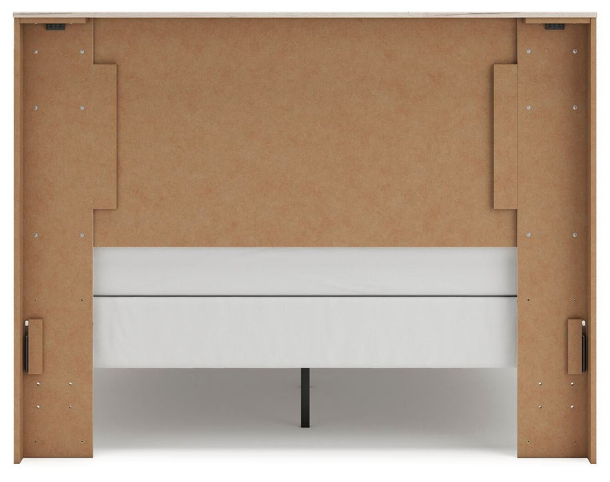 Lawroy Queen Panel Bed, Dresser, Mirror, Chest and Nightstand