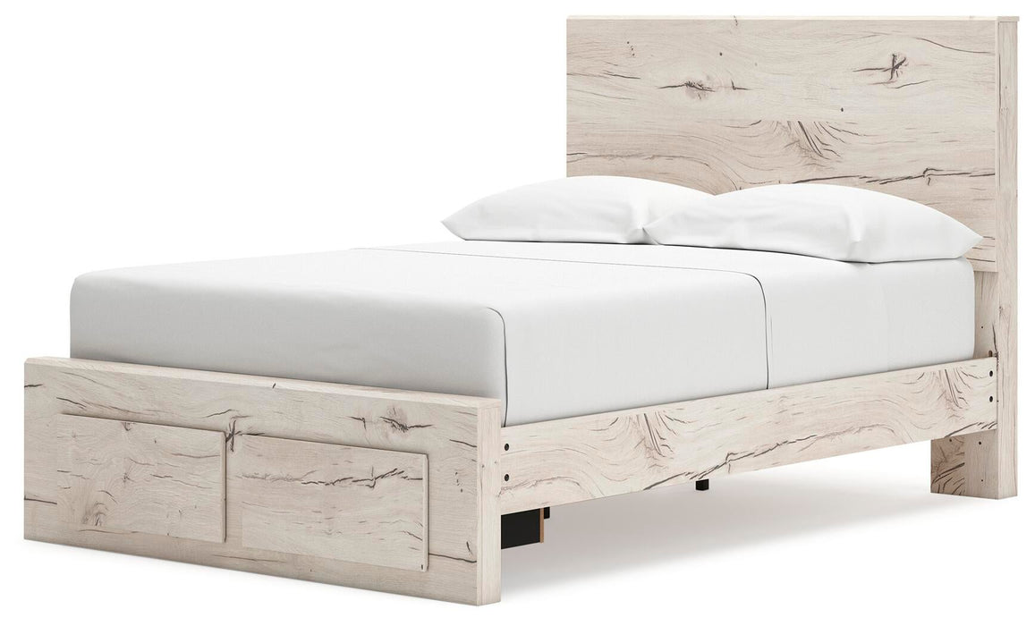 Lawroy Full Panel Storage Bed, Dresser, Mirror, Chest and Nightstand