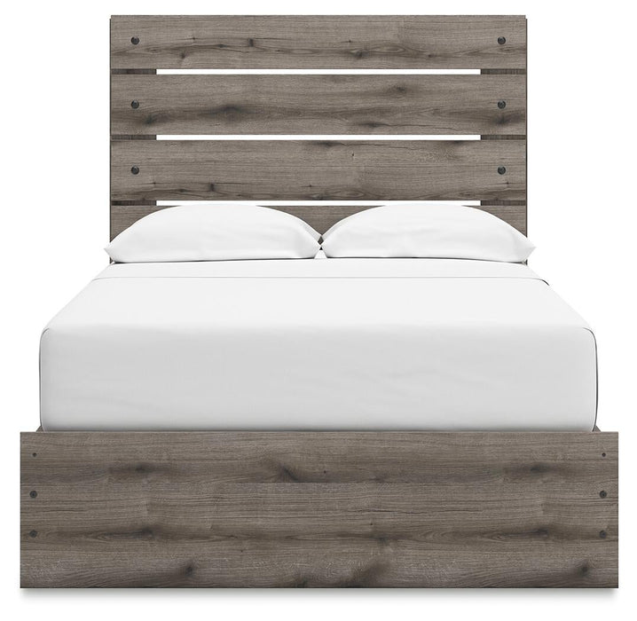 Urbanoore Full Panel Bed with Storage, Dresser and Mirror