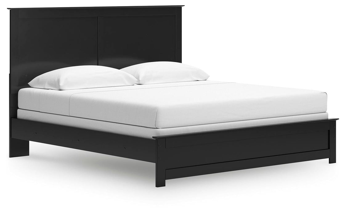 Maribel King Panel Bed, Dresser and Mirror