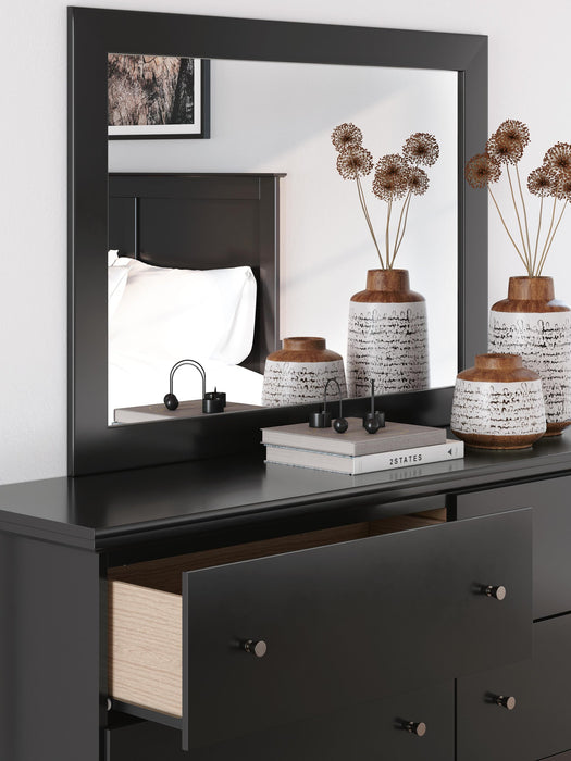Maribel Queen Panel Bed, Dresser, Mirror, Chest and Nightstand