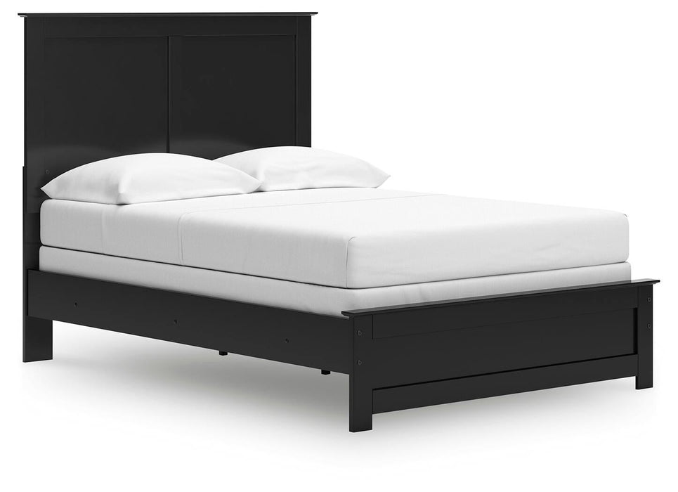 Maribel Full Panel Bed, Dresser, Mirror and Nightstand