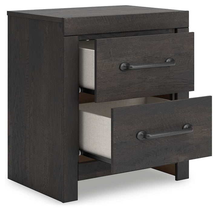 Delmorta Twin Panel Bed, Dresser, Mirror and Nightstand