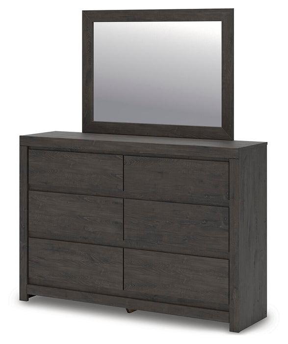 Parlayon Queen Panel Bed, Dresser, Mirror and Nightstand