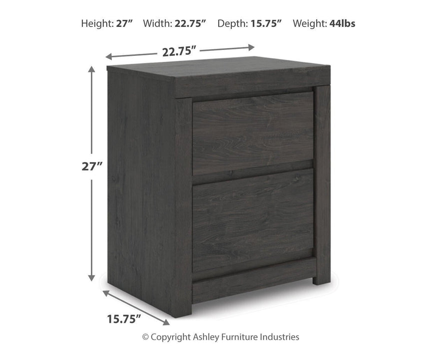 Parlayon Queen Panel Bed, Dresser, Mirror and Nightstand