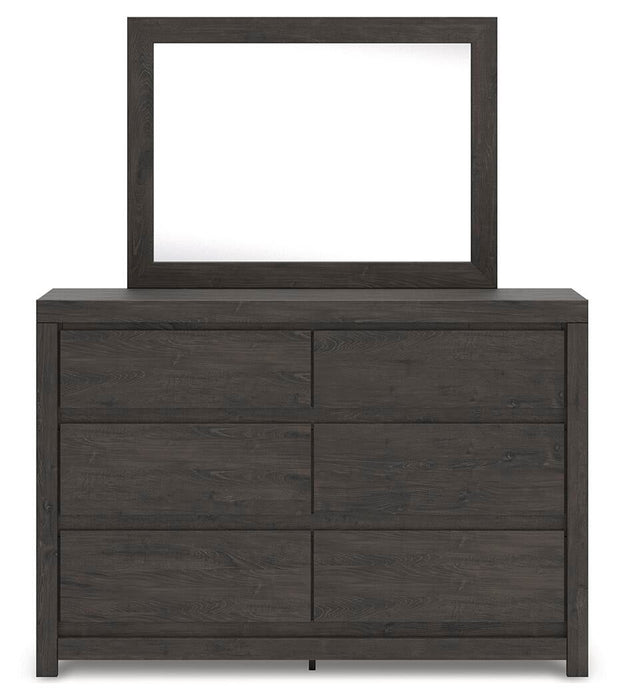 Parlayon Queen Panel Storage Bed, Dresser, Mirror, Chest and Nightstand