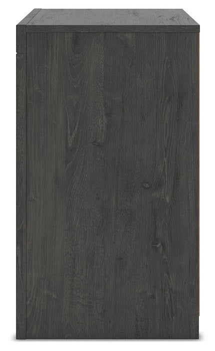 Parlayon Queen Panel Storage Bed, Dresser, Mirror, Chest and Nightstand