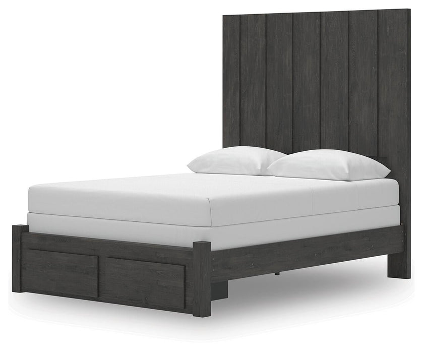 Parlayon Queen Panel Storage Bed, Dresser and Mirror