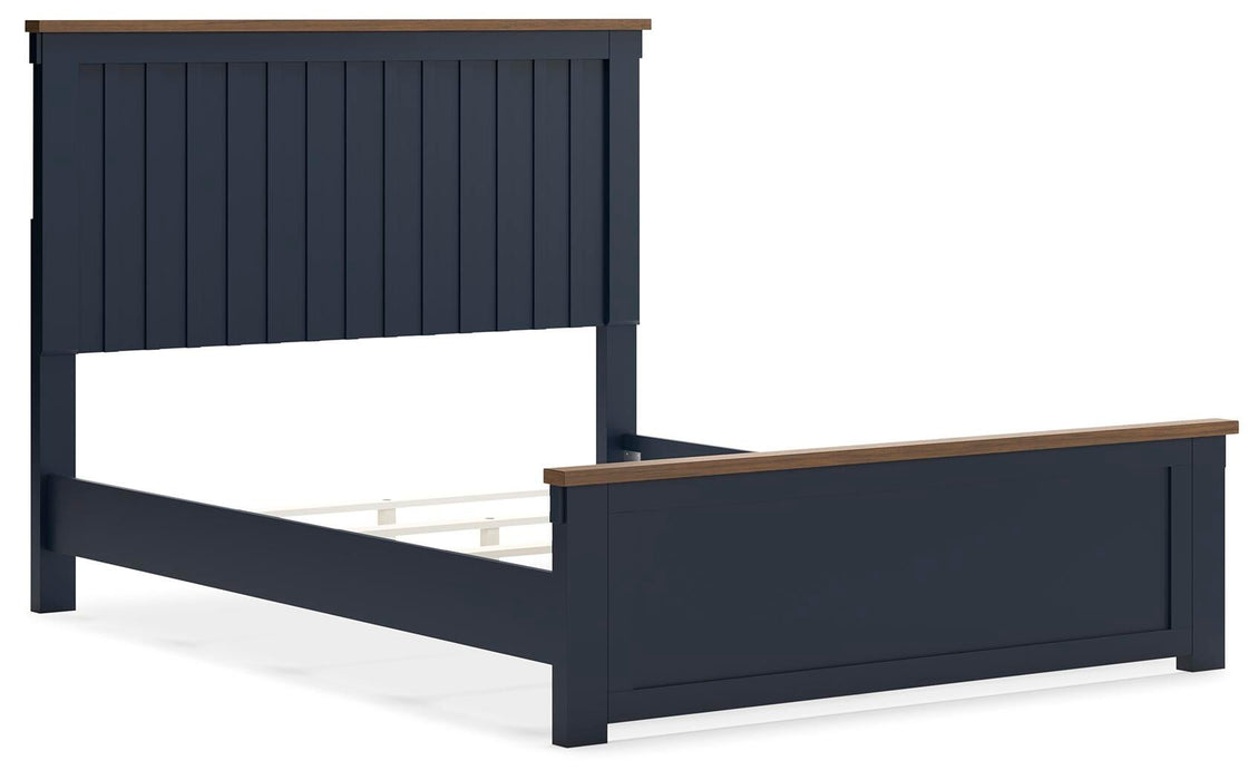 Landocken Queen Panel Bed, Dresser, Mirror, Chest and Nightstand