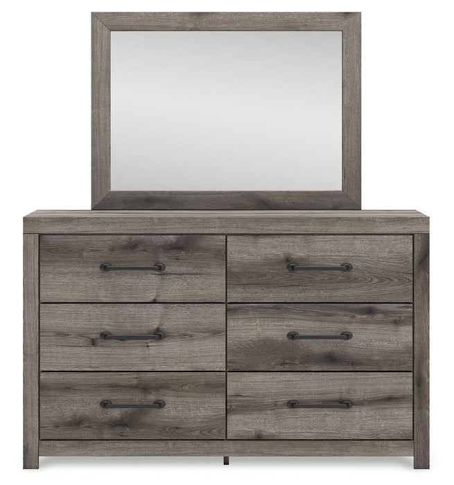 Urbanoore King Panel Bed, Dresser, Mirror, Chest and Nightstand