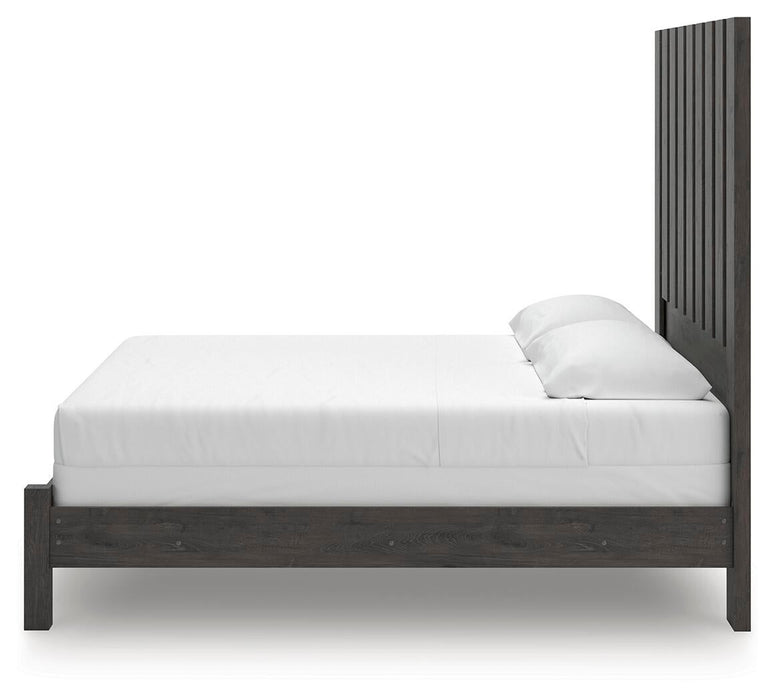 Parlayon King Panel Bed, Dresser and Mirror