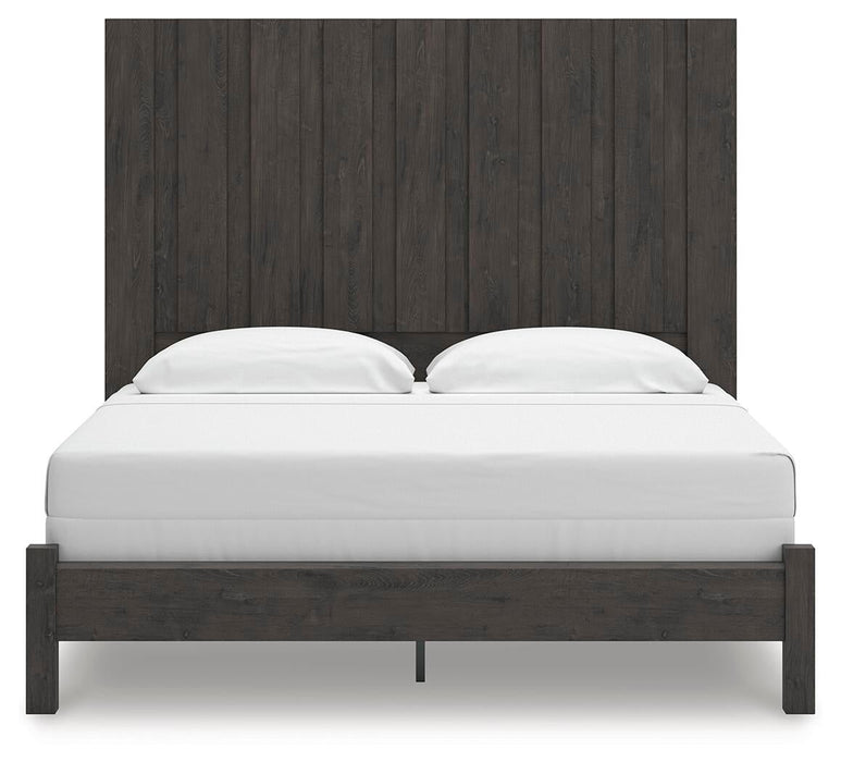 Parlayon King Panel Bed, Dresser, Mirror and Nightstand