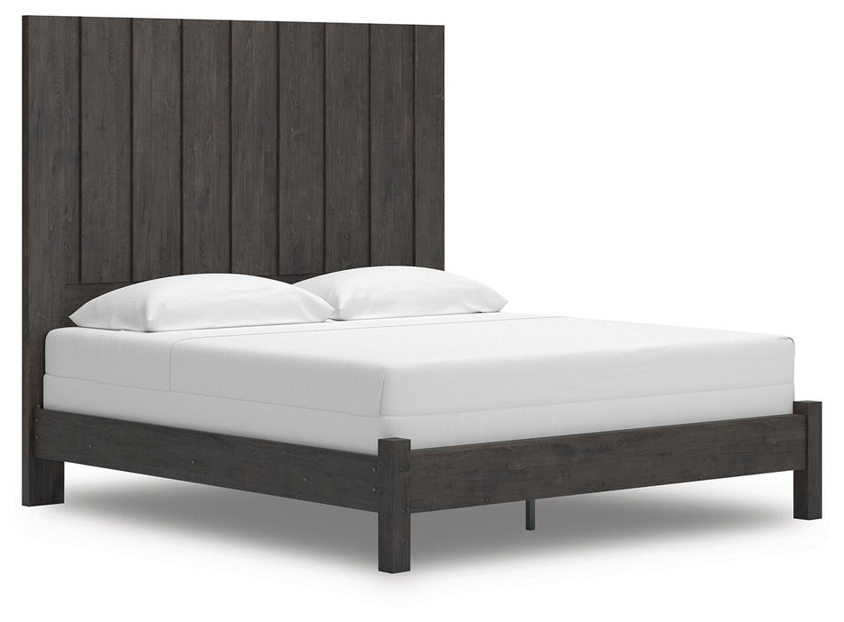 Parlayon King Panel Bed, Dresser, Mirror and Nightstand