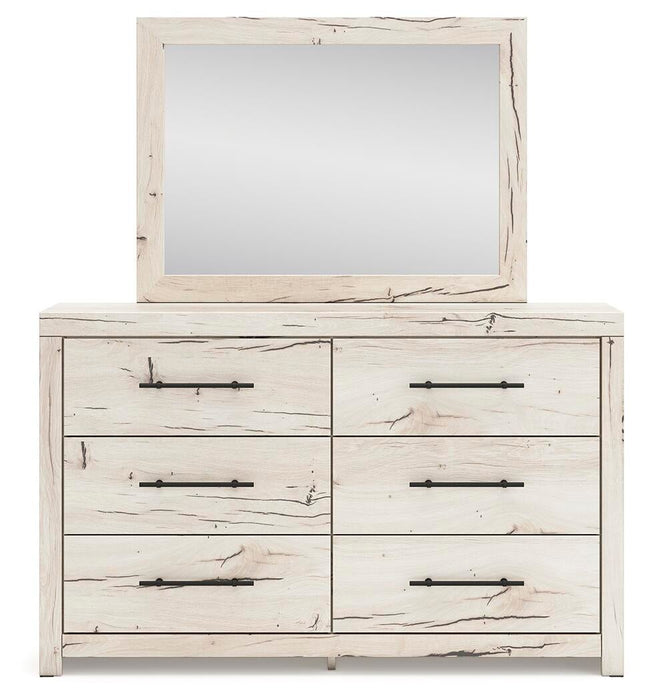 Lawroy Full Panel Storage Bed, Dresser, Mirror and Nightstand
