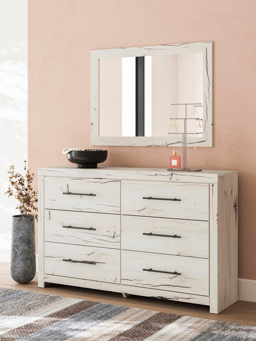 Lawroy Full Panel Storage Bed, Dresser, Mirror and Nightstand
