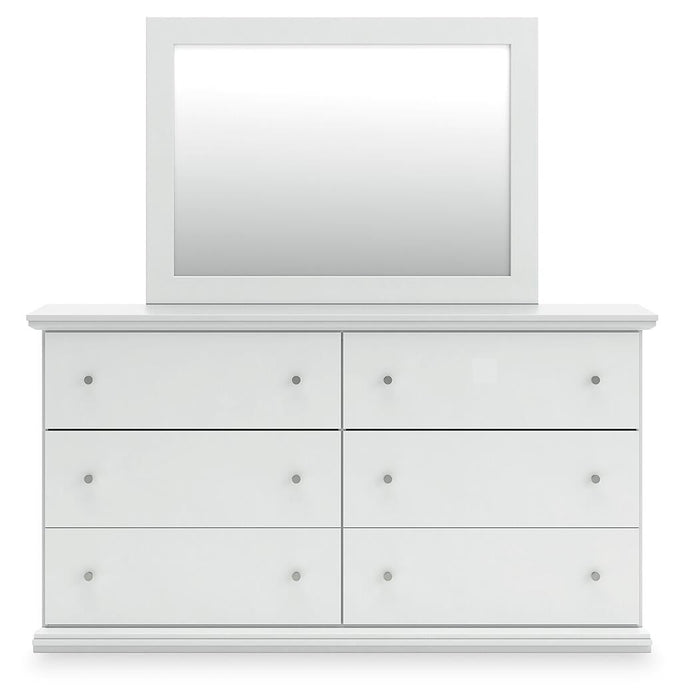 Bostwick Shoals King Panel Bed, Dresser, Mirror, Chest and Nightstand