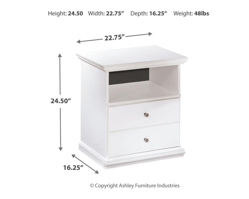 Bostwick Shoals King Panel Bed, Dresser, Mirror, Chest and Nightstand