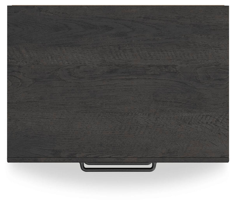Delmorta Full Panel Bed, Dresser, Mirror and Nightstand