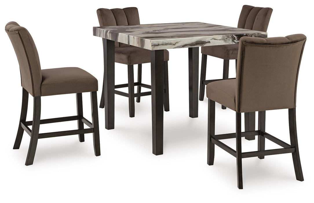 Ashley Express - Jazmore Counter Height Dining Table and 4 Barstools