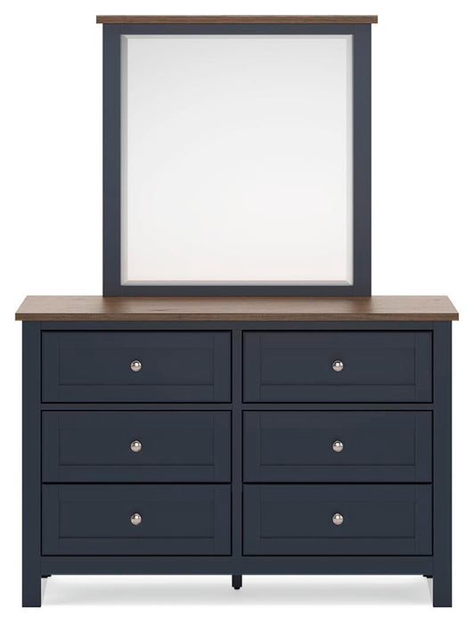 Landocken Full Panel Bed, Dresser, Mirror and Nightstand