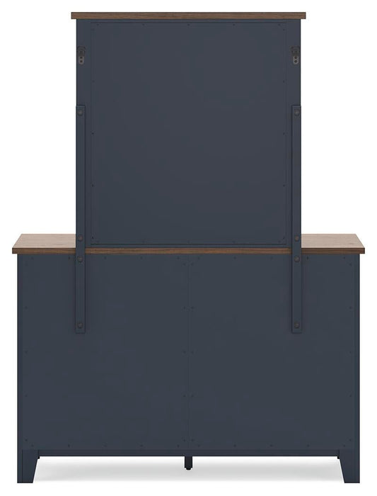 Landocken Full Panel Bed, Dresser, Mirror and Nightstand
