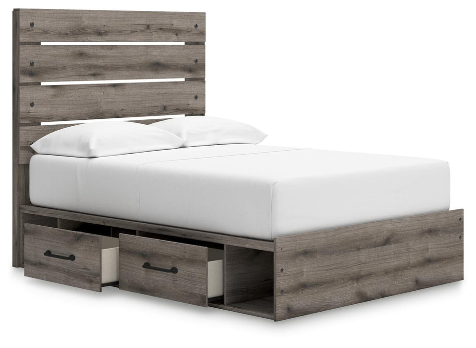 Urbanoore Full Panel Storage Bed, Dresser, Mirror and Nightstand